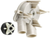 Scaroo 3363394 & 285753A Washer Drain Pump and Motor Coupler Set