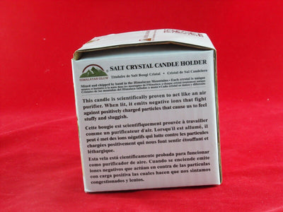 scaroo Natural Himalayan Salt Tealight Votive Candle Holder Pinkish 4" New