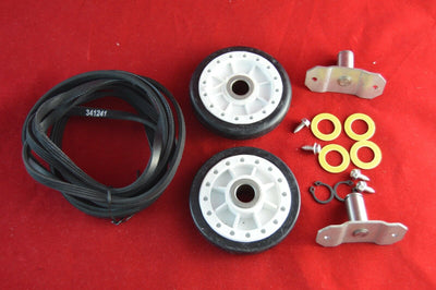 scaroo LA-1008 DRYER REAR ROLLER KIT WITH 92" BELT 341241 NEW
