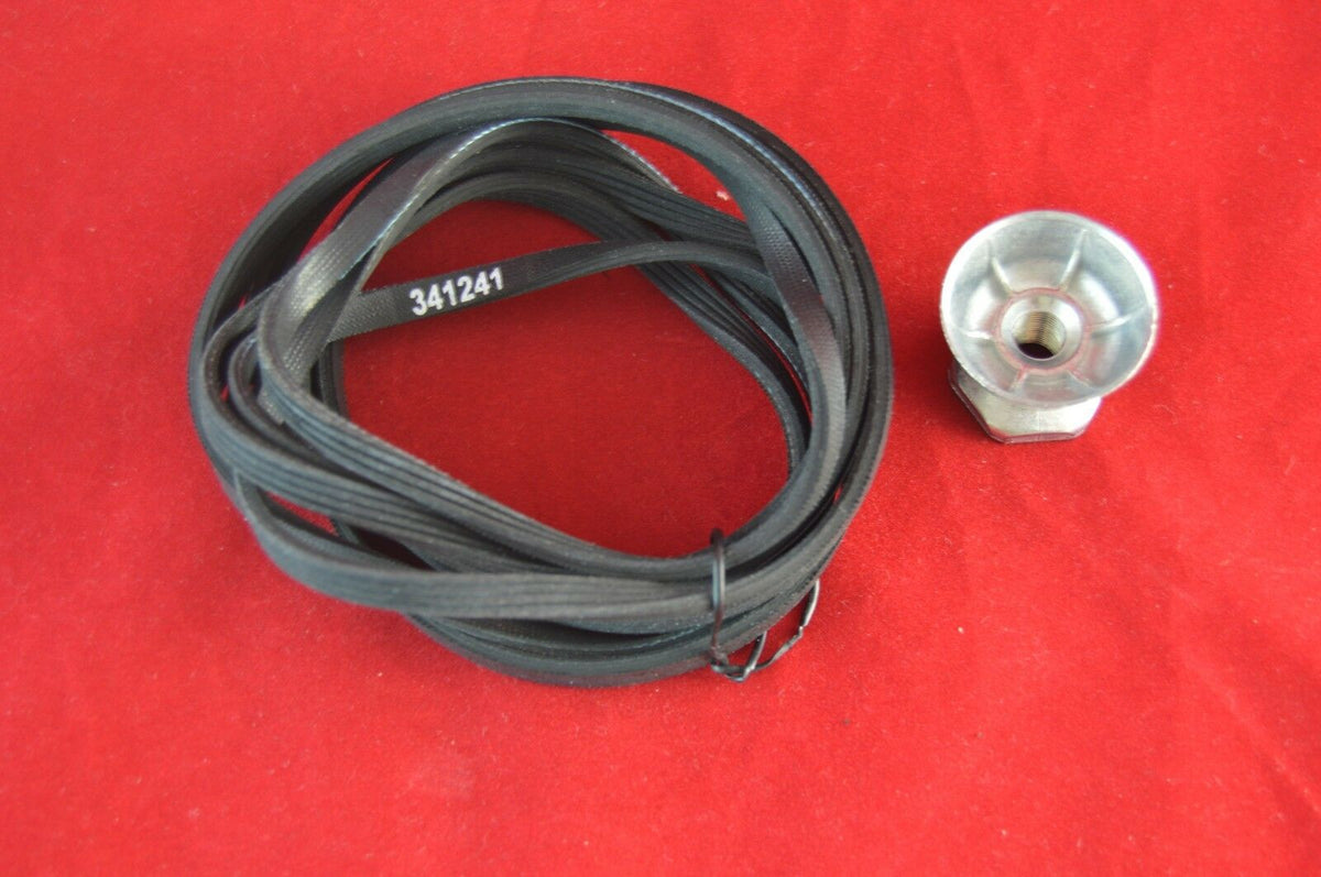 scaroo NEW 8066184 DRYER MOTOR PULLEY AND 341241 BELT*