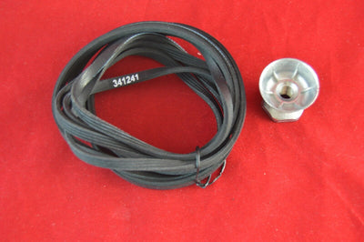 scaroo NEW 8066184 DRYER MOTOR PULLEY AND 341241 BELT*