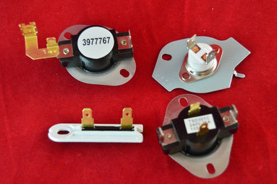 scaroo N197-3387134-3392519 Thermostat Package Kit for Whirlpool Kenmore Dryer New