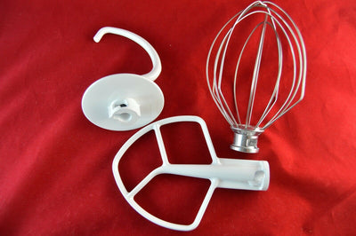 scaroo Kitchenaid Mixer 5QT Bowl Lift Tools Beater K5AB, Whisk K5AWW & Hook K5ADH New