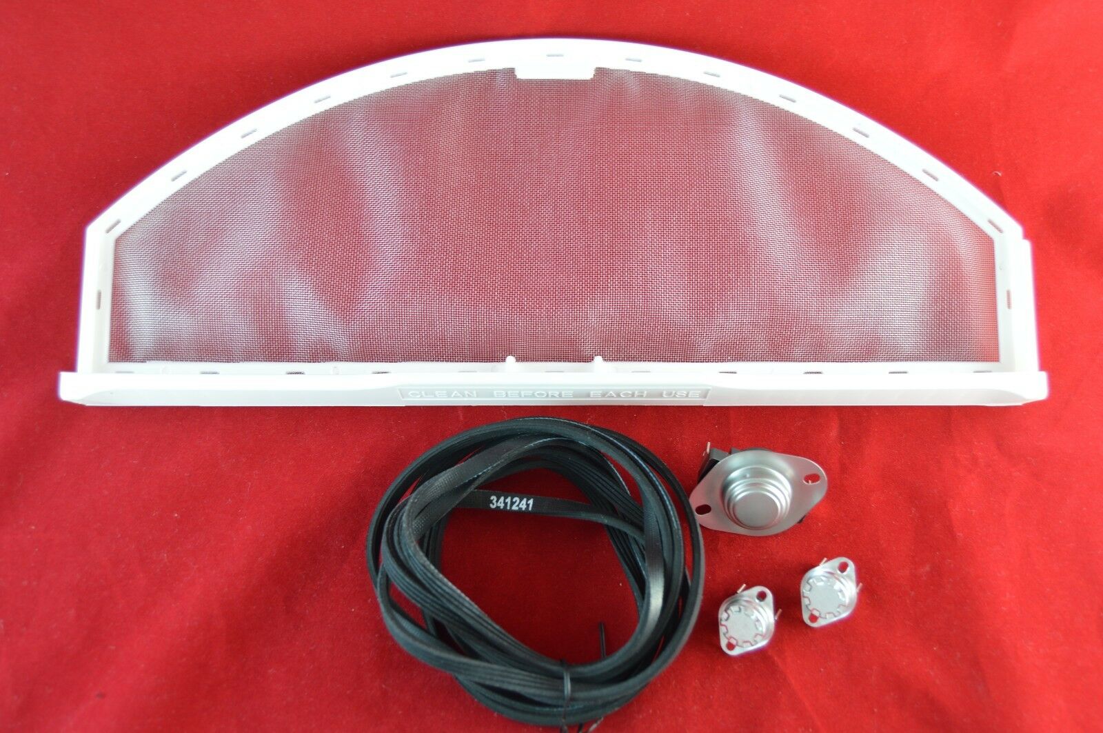 scaroo LA-1053 WP53-0918 341241 Thermostat Fuse Belt Lint Screen Maytag Dryer Kit New