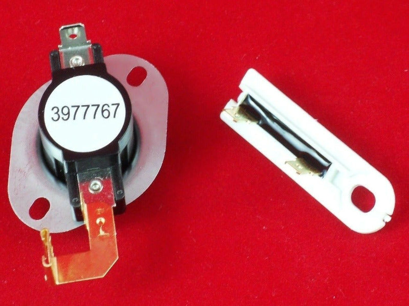 scaroo 3977767 & 3392519 Hi Limit Thermostat Replaces Whirlpool Kenmore Roper Dryer