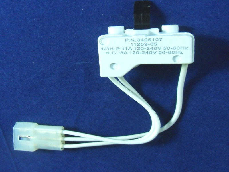 scaroo 3406107 WHIRLPOOL KENMORE SEARS MAYTAG ROPER KITCHENAID DRYER DOOR SWITCH