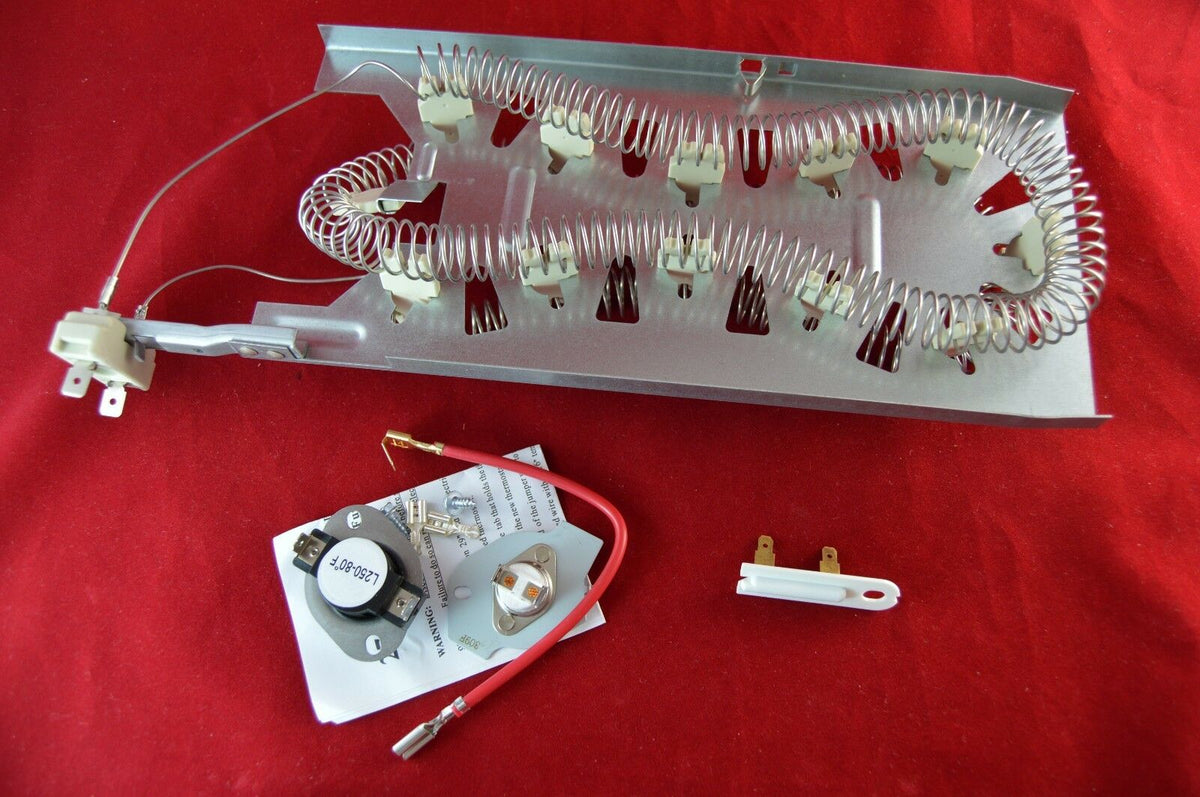 scaroo 3387747, 279816, 3392519 Heater Element,Thermal Fuse,Thermostat Kit New